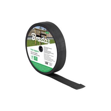 Bradas Bande de ligature pour arbres, PP, 40 mm x 25 m, noir