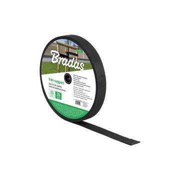 Bradas Bande de ligature pour arbres, PP, 50 mm x 25 m, noir