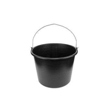 Bradas Seau, 16 litres, PVC, noir