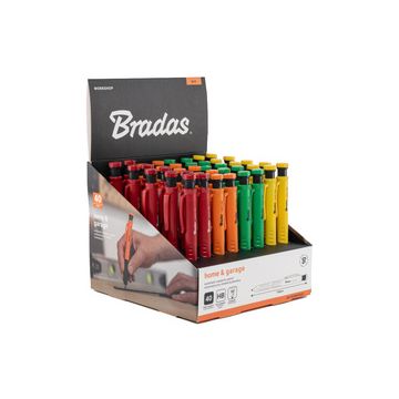 Bradas Bohrlochmarker, Strichbreite: 1,0 mm, 40er Display x40