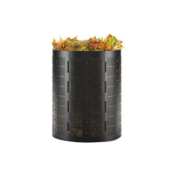 Bradas Poubelle à compost, 400 litres, en HDPE, noir