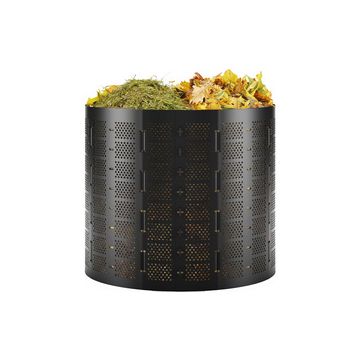 Bradas Poubelle à compost, 800 litres, en HDPE, noir