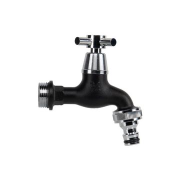 Bradas Robinet 3/4", boisseau sphérique, noir mat