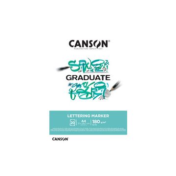 CANSON Bloc de dessin GRADUATE LETTERING MARKER, A3