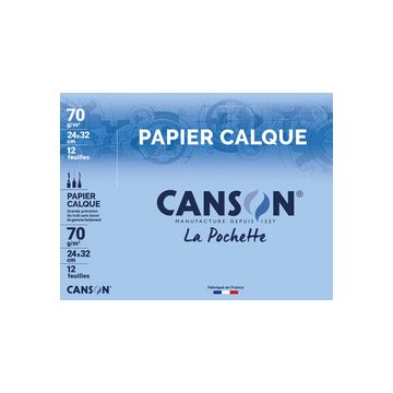 CANSON Papier calque satin, 240 x 320 mm, 90 g/m2