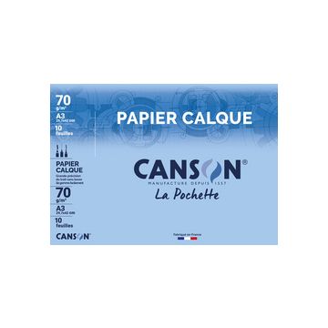 CANSON Papier calque satin, A3, 90 g/m2