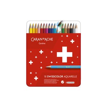 CARAN D'ACHE Crayons de couleur SWISSCOLOR Aquarelle CARAN D'ACHE Crayons de couleur SWISSCOLOR Aquarelle