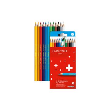 CARAN D'ACHE Crayons de couleur SWISSCOLOR Aquarelle CARAN D'ACHE Crayons de couleur SWISSCOLOR Aquarelle