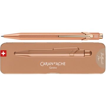 CARAN D'ACHE Stylo à bille 849 Brut Rosé, or rose