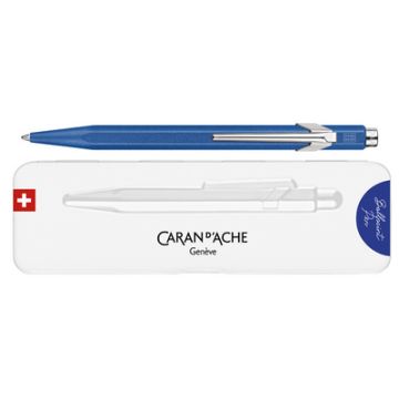 CARAN D'ACHE Stylo à bille 849 Colormat-X, bleu