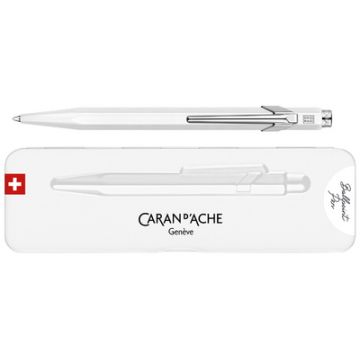 CARAN D'ACHE Stylo à bille 849 Fluo Line, blanc