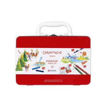 CARAN D'ACHE Travel Kit SWISSCOLOR, dans une mallette CARAN D'ACHE Travel Kit SWISSCOLOR, dans une mallette