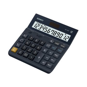 CASIO Calculatrice de bureau DF-12ET, 12 chiffres, noir