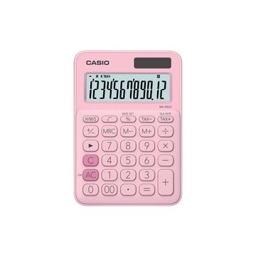 CASIO Calculatrice de bureau MS-20UC-PK, rose CASIO Calculatrice de bureau MS-20UC-PK, rose