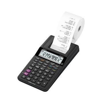 CASIO Calculatrice imprimante modèle HR-8 RCE-BK, noir