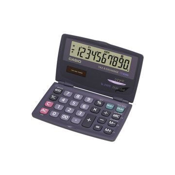 CASIO calculatrice SL-210 TE, avec alimentation solaire/par