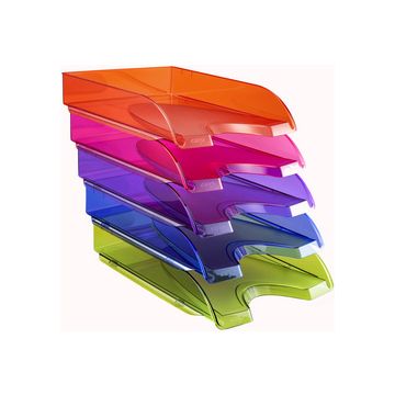 CEP Corbeille à courrier HAPPY, format A4, assorti