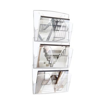 CEP Lot de 3 corbeilles murales, A4, 1 compartiment