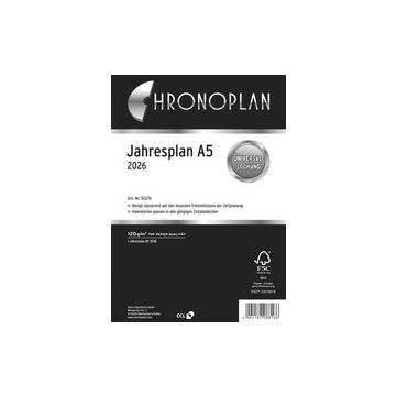 CHRONOPLAN Jahresplan 2027, DIN A5
