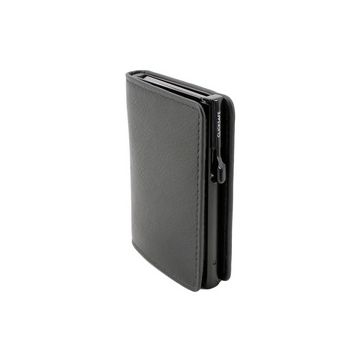 CLICKSAFE Portefeuille SLIM avec porte-cartes, cuir nappa