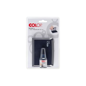 COLOP Set cassette d'encrage + encre, noir