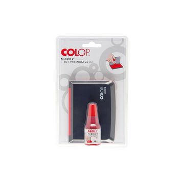 COLOP Set cassette d'encrage + encre, rouge
