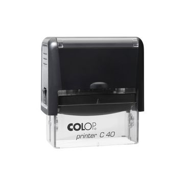 COLOP Tampon pour texte Printer C40, 6 lignes, noir