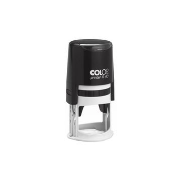 COLOP Tampon pour texte Printer R40, rond, noir