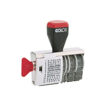 COLOP Wortbandstempel 04000/WD, mit Datum
