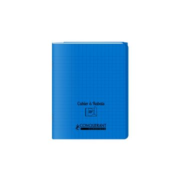 CONQUERANT CLASSIQUE Cahier à rabat 170 x 220 mm, bleu