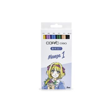 COPIC Kit de marqueurs Hobbymarker ciao 5+1, Manga 1