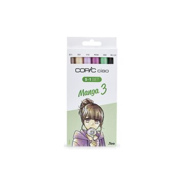 COPIC Kit de marqueurs ciao 5+1 Set, Manga 3