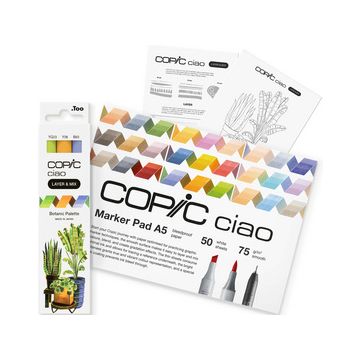 COPIC Marqueur ciao "LAYER & MIX Starter Set", Botanic