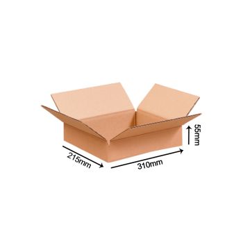 Lot de 20 caisse américaine - 310 x 215 x 55 mm S.C.