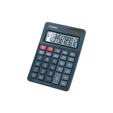 Canon Calculatrice de bureau AS-120 II, solaire/pile
