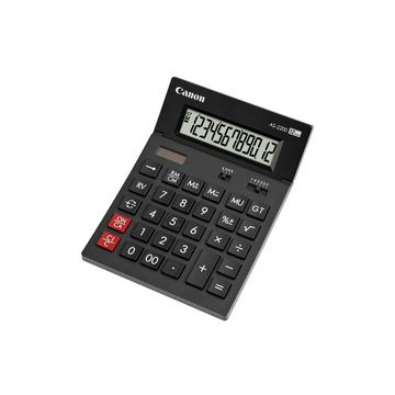 Canon Calculatrice de bureau AS-2200, énergie solaire/ pile