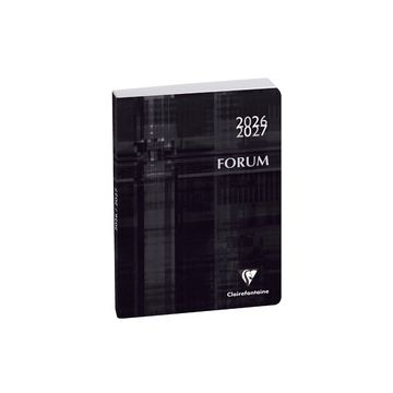 Clairefontaine Agenda scolaire FORUM Metric, 2026/2027, noir