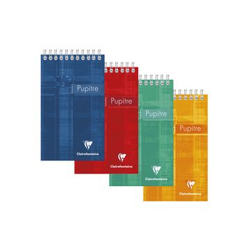 Clairefontaine Bloc spiralé, 105 x 170 mm, quadrillé 5/5 x5