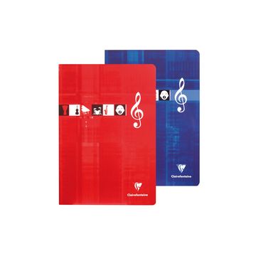 Clairefontaine Cahier piqûre Musique & Chant, 170 x 220 mm