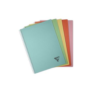 Clairefontaine Cahier reliure intégrale LINICOLOR, A4 x5 Clairefontaine Cahier reliure intégrale LINICOLOR, A4 x5