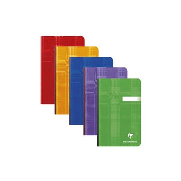 Clairefontaine Carnet brochure, 110 x 170 mm, quadrillé 5x5 Clairefontaine Carnet brochure, 110 x 170 mm, quadrillé 5x5