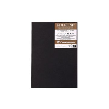 Clairefontaine Carnet de dessin GOLDLINE, A5, noir