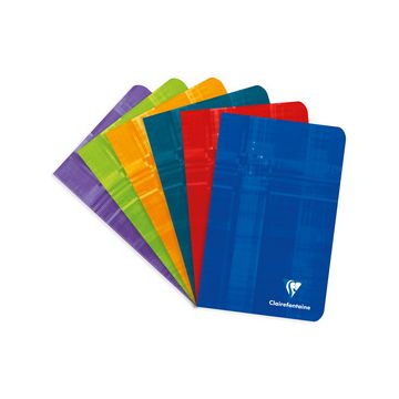 Clairefontaine Carnet piqûre, 110 x 170 mm, 96 pages, séyès