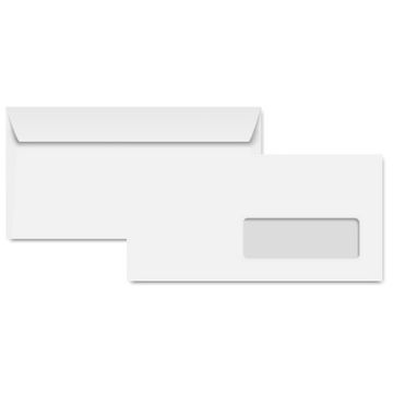 Clairefontaine Enveloppes DL, 110 x 220 mm, blanc recyclé Clairefontaine Enveloppes DL, 110 x 220 mm, blanc recyclé