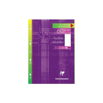 Clairefontaine Feuillets mobiles uni, A4