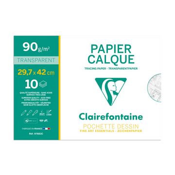Clairefontaine Papier calque, 90/95 g/m2, A3