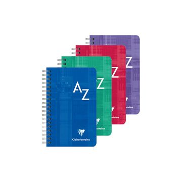 Clairefontaine Répertoire spirale, 75 x 120 mm,quadrillé 5x5