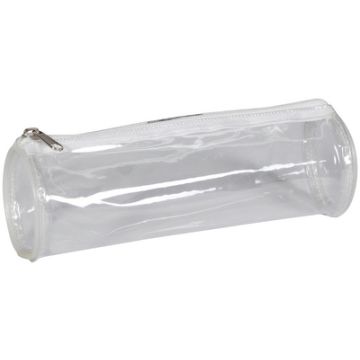 Clairefontaine Trousse ronde, plastique, transparent Clairefontaine Trousse ronde, plastique, transparent