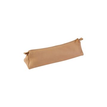 Clairefontaine Trousse trapèze, cuir naturel