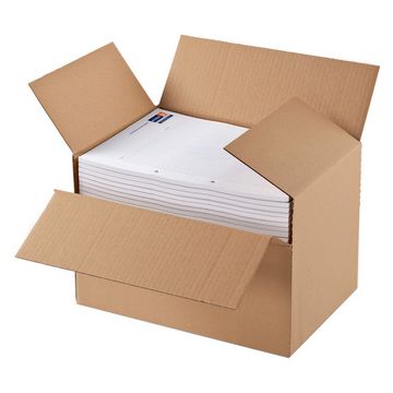 ColomPac Carton à fond automatique, pour formats A4, marron x20